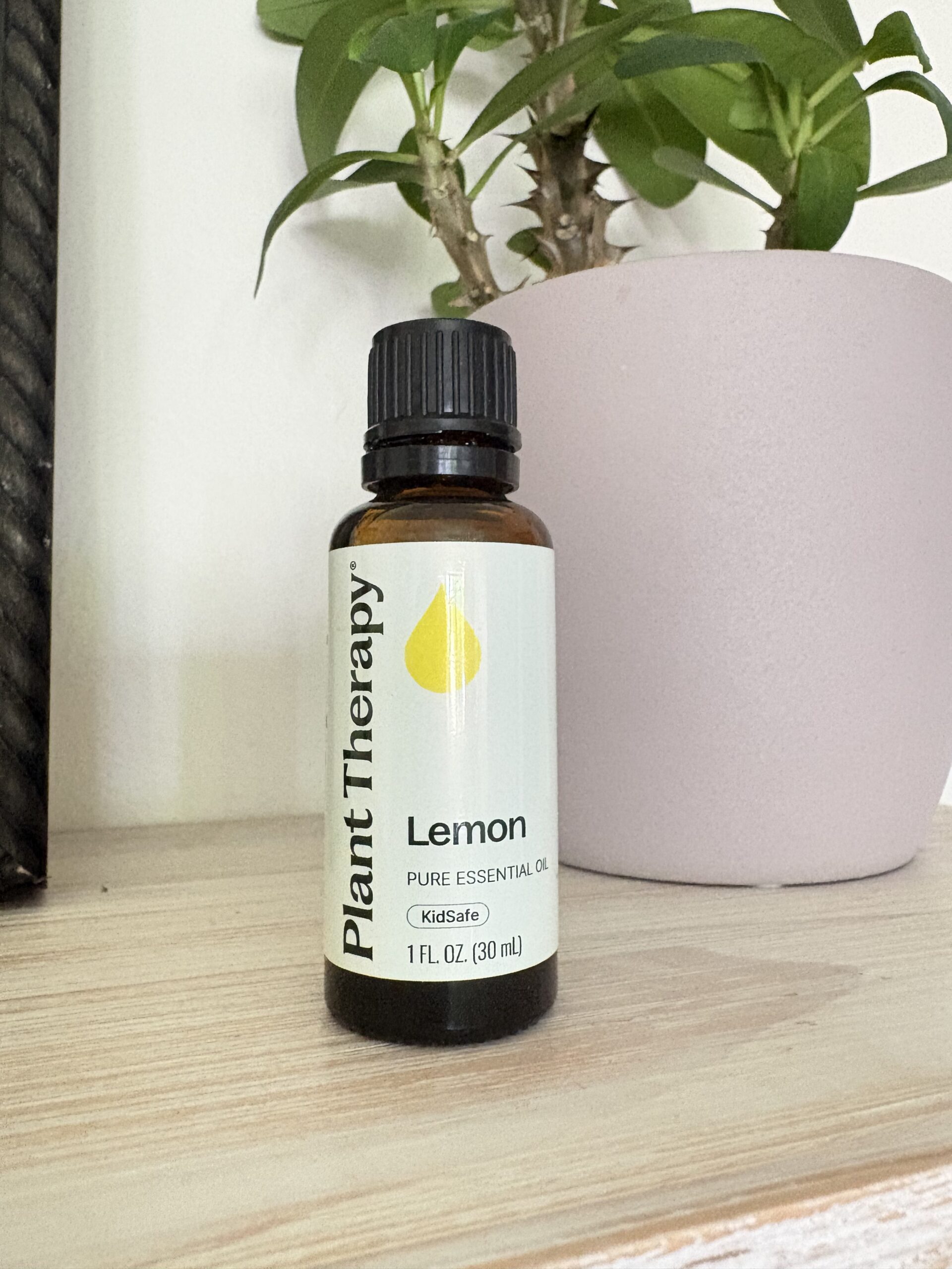Lemon essential oil has a fresh scent perfect for laundry.