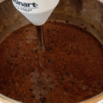 refried beans getting blended