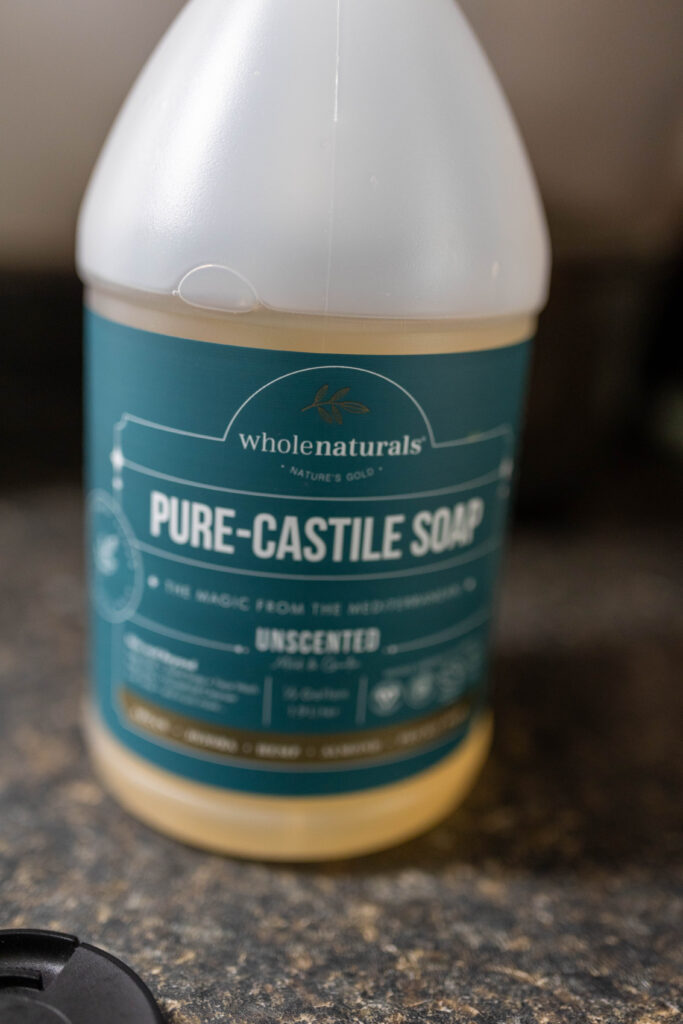castile soap on a counter