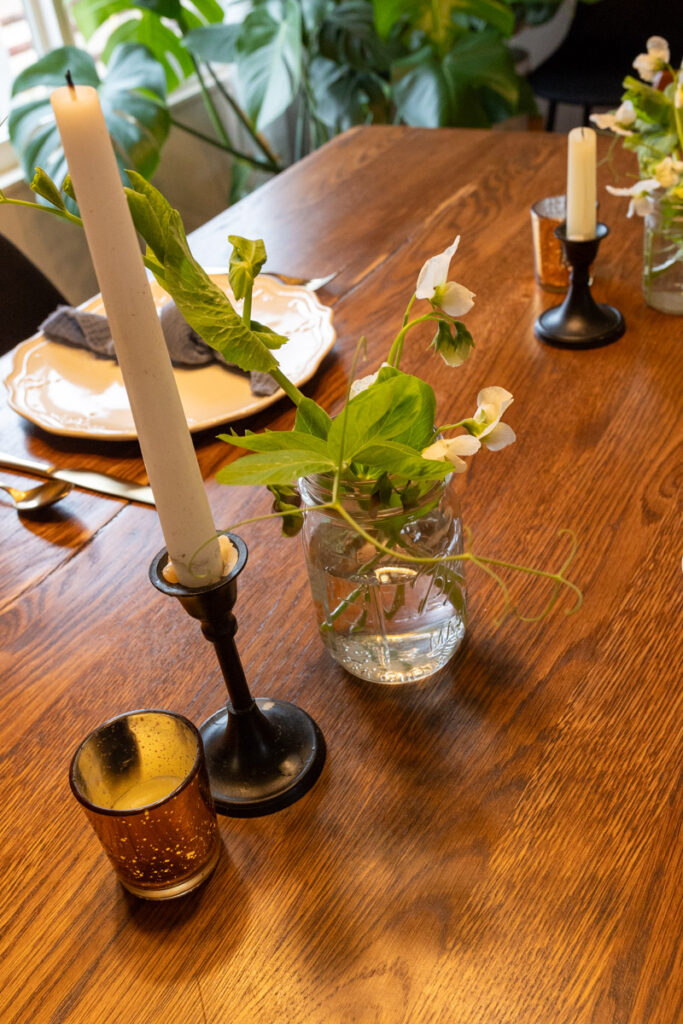 decor for sweet pea valentines party