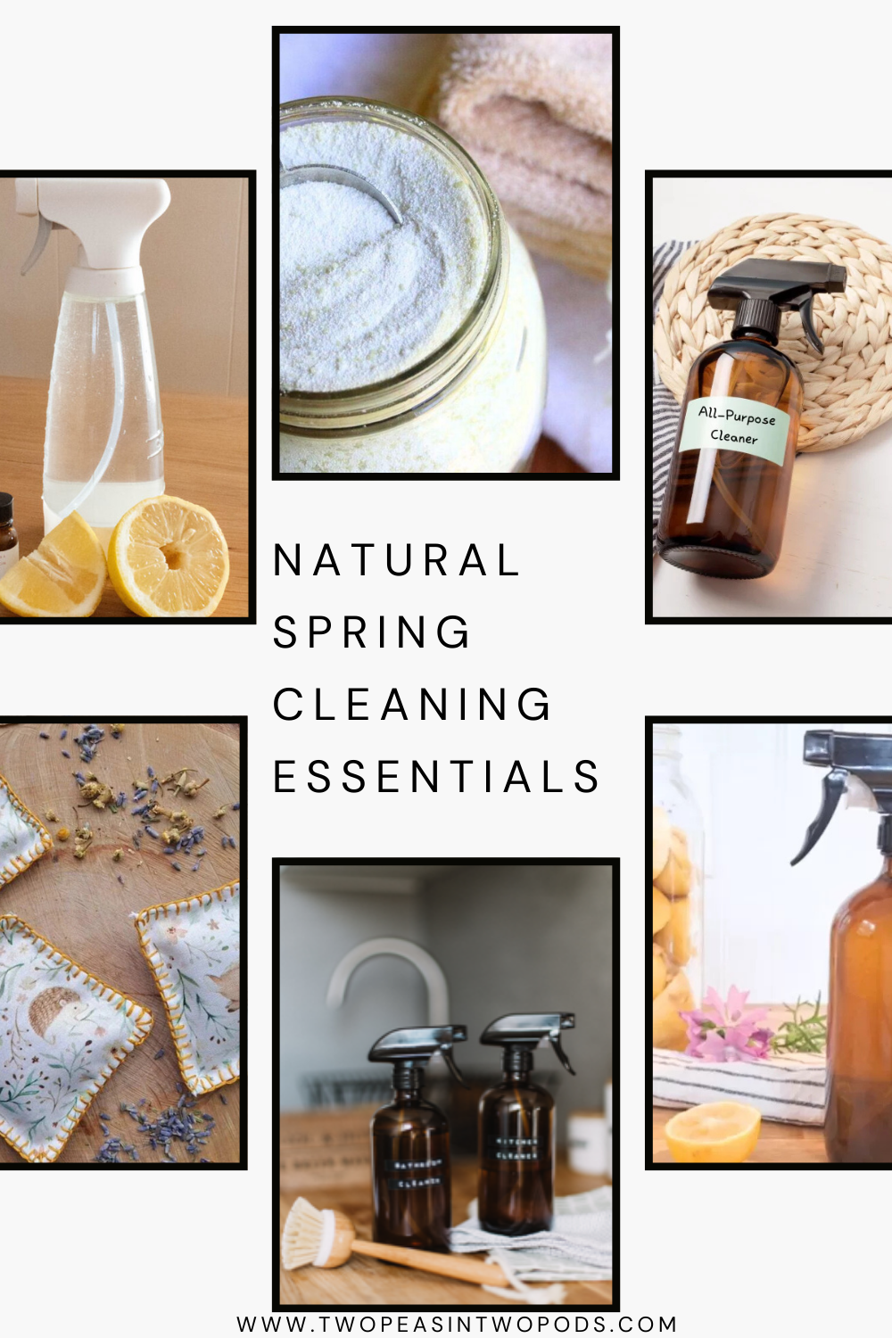 natural spring cleaning collaboration of photos