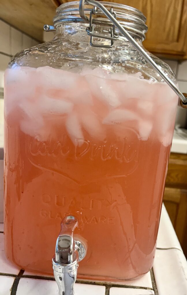 A delicious and beautiful drink.