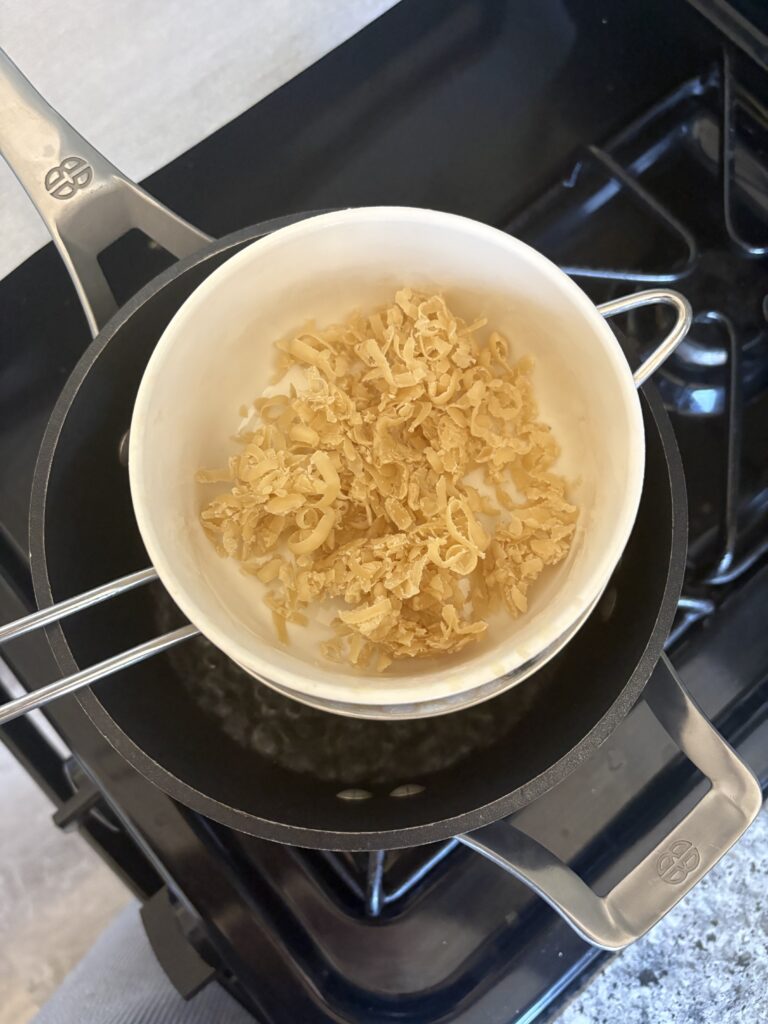 The double boiler method.